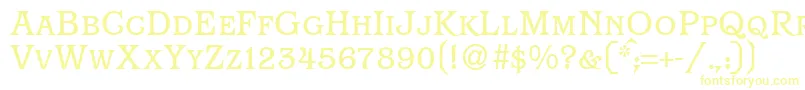 ParagonsmcRegularDb-Schriftart – Gelbe Schriften