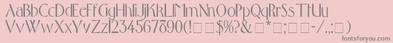 Więcej informacji o czcionce ToqueDisplaySsi Czcionka ToqueDisplaySsi – szare czcionki na różowym tle