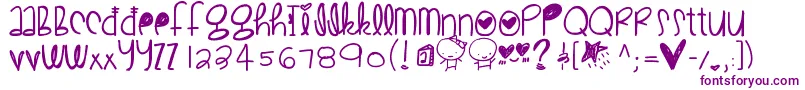 Cutelove Font – Purple Fonts