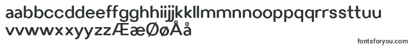 Шрифт VillerayroundedMedium – норвежские шрифты