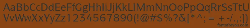 fuente ItcsymbolstdMedium – Fuentes Negras Sobre Fondo Marrón
