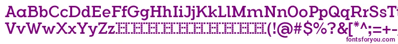 FlamanteSerifBookFfp Font – Purple Fonts on White Background