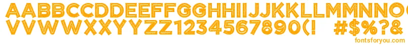 CftangerinegrungeRegular Font – Orange Fonts