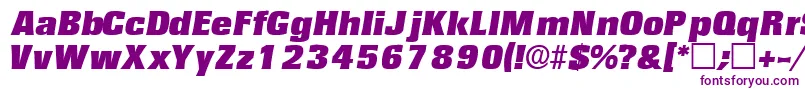 VariatdisplaysskItalic Font – Purple Fonts on White Background