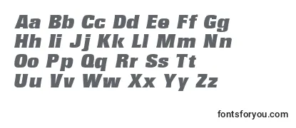 VariatdisplaysskItalic-fontti