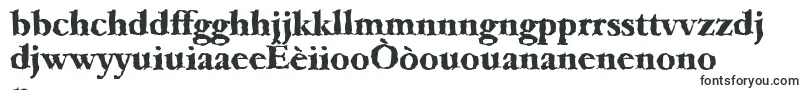 GarfeldrandomXbold-fontti – kreolilaiset fontit