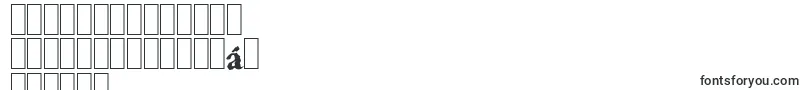 フォントGarfeldrandomXbold – ビルマ語の文字