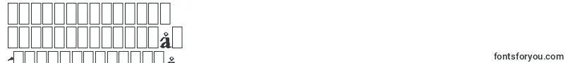 フォントGarfeldrandomXbold – 中国の文字（簡体字）