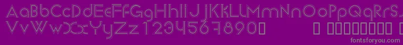 Newsense Font – Gray Fonts on Purple Background