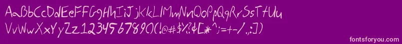 Подробнее о шрифте DbeRigilKentaurus Шрифт DbeRigilKentaurus – розовые шрифты на фиолетовом фоне