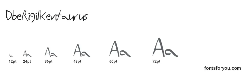 DbeRigilKentaurus Font Sizes