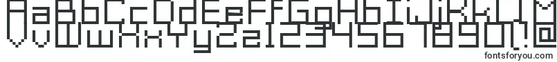 Acme9RegularXtnd-fontti – Arkkitehtuuriset fontit
