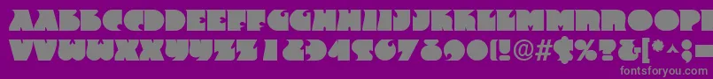 Frant Font – Gray Fonts on Purple Background
