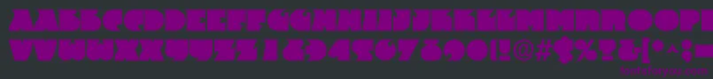 Frant Font – Purple Fonts on Black Background