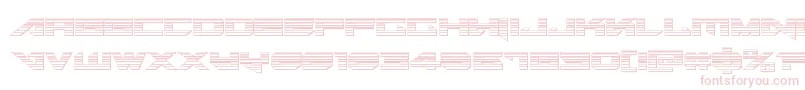 Fonte Tarrgetchrome – fontes rosa em um fundo branco