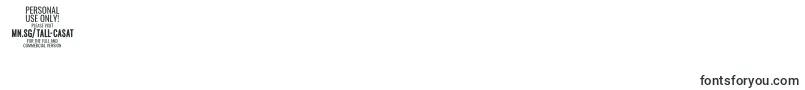 TallcasatlightPersonalUse Font – Fonts for Digit 2