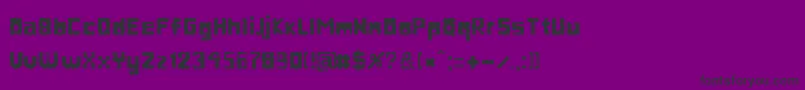 EdwardScissorhands Font – Black Fonts on Purple Background