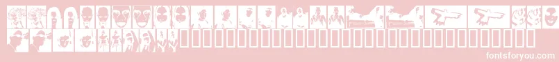 TheBeautifulPeople Font – White Fonts on Pink Background