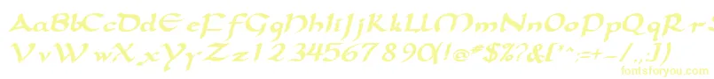 SamovarsskBoldItalic Font – Yellow Fonts