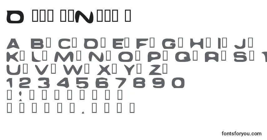 Шрифт DaggmaskNormal – алфавит, цифры, специальные символы
