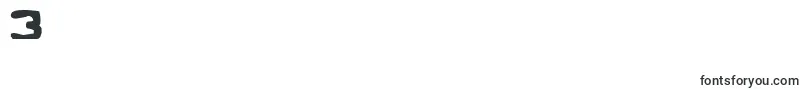 DaggmaskNormal Font – Fonts for Digit 3