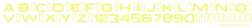 DaggmaskNormal-fontti – keltaiset fontit