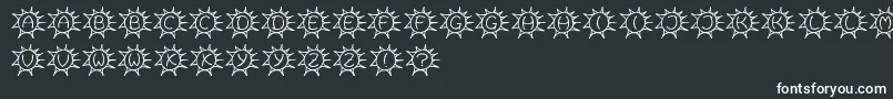 フォントSassys – 白い文字