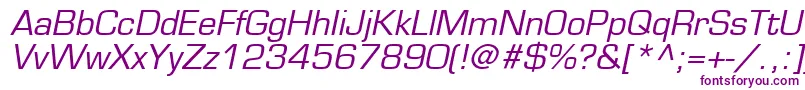 EurostileLtOblique Font – Purple Fonts