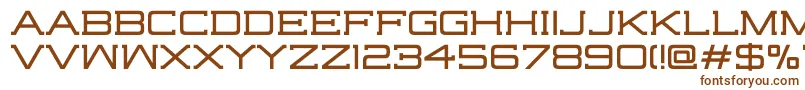 HighjackRegular Font – Brown Fonts on White Background