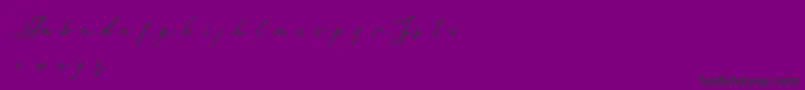 Asianskylinedemo Font – Black Fonts on Purple Background