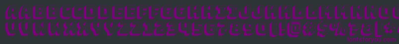 BungeeShade Font – Purple Fonts on Black Background