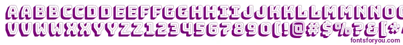 BungeeShade Font – Purple Fonts on White Background