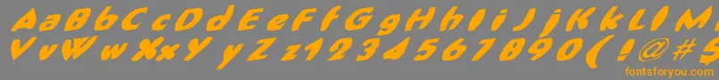 More about FatCat Font FatCat Font – Orange Fonts on Gray Background