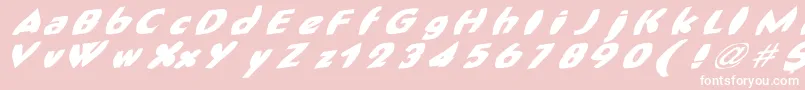 FatCatフォントについての詳細 フォントFatCat – ピンクの背景に白い文字