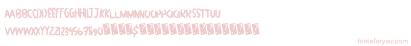 Greatbush Font – Pink Fonts on White Background