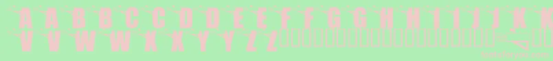 Police LmsYouveGotMail – polices roses sur fond vert