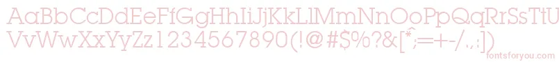 LubbersRegularDb Font – Pink Fonts on White Background