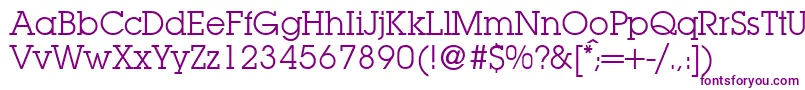 フォントLubbersRegularDb – 白い背景に紫のフォント
