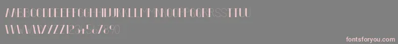 FiftyFive Font – Pink Fonts on Gray Background
