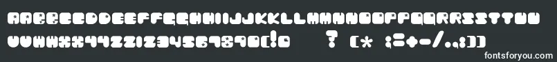 ChibarakiNow Font – White Fonts on Black Background