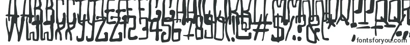 Шрифт Madhouse – ужасные шрифты