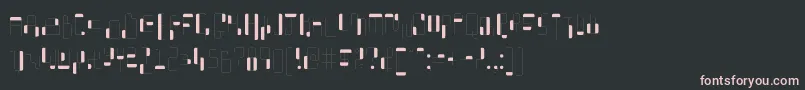 WhatAStupidName Font – Pink Fonts on Black Background