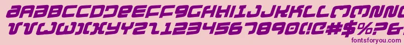 Exedorero Font – Purple Fonts on Pink Background