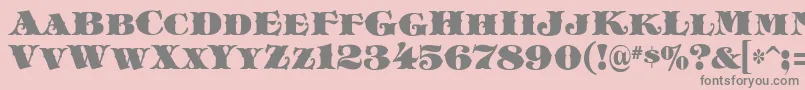 AkmeistDecor Font – Gray Fonts on Pink Background