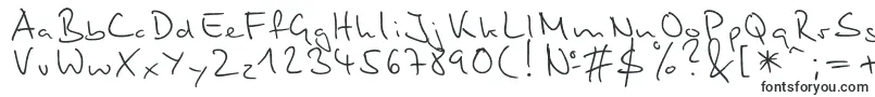 Czcionka Stylograph – pisma ręczne