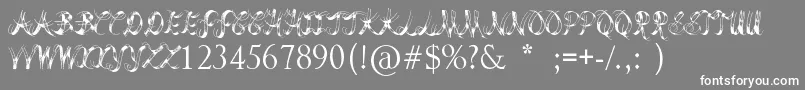LastBreath Font – White Fonts on Gray Background