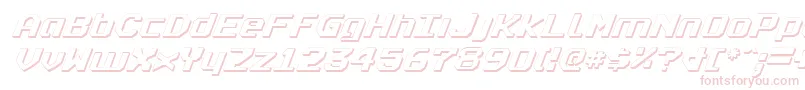 RealpolitikShadowItalic-Schriftart – Rosa Schriften