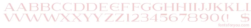 Lausanne Font – Pink Fonts on White Background