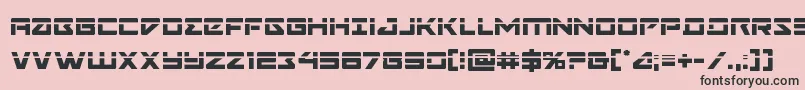 Navycadetlaser Font – Black Fonts on Pink Background