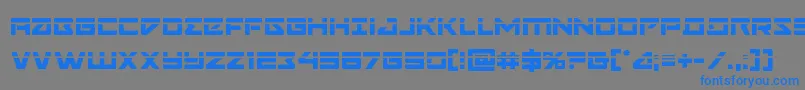 Navycadetlaser Font – Blue Fonts on Gray Background